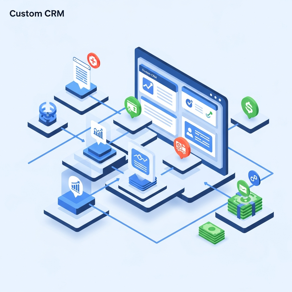 Ilustracija za članak: Custom CRM rješenje za specifičnu industriju - studije-slucaja | AIS Tech Blog