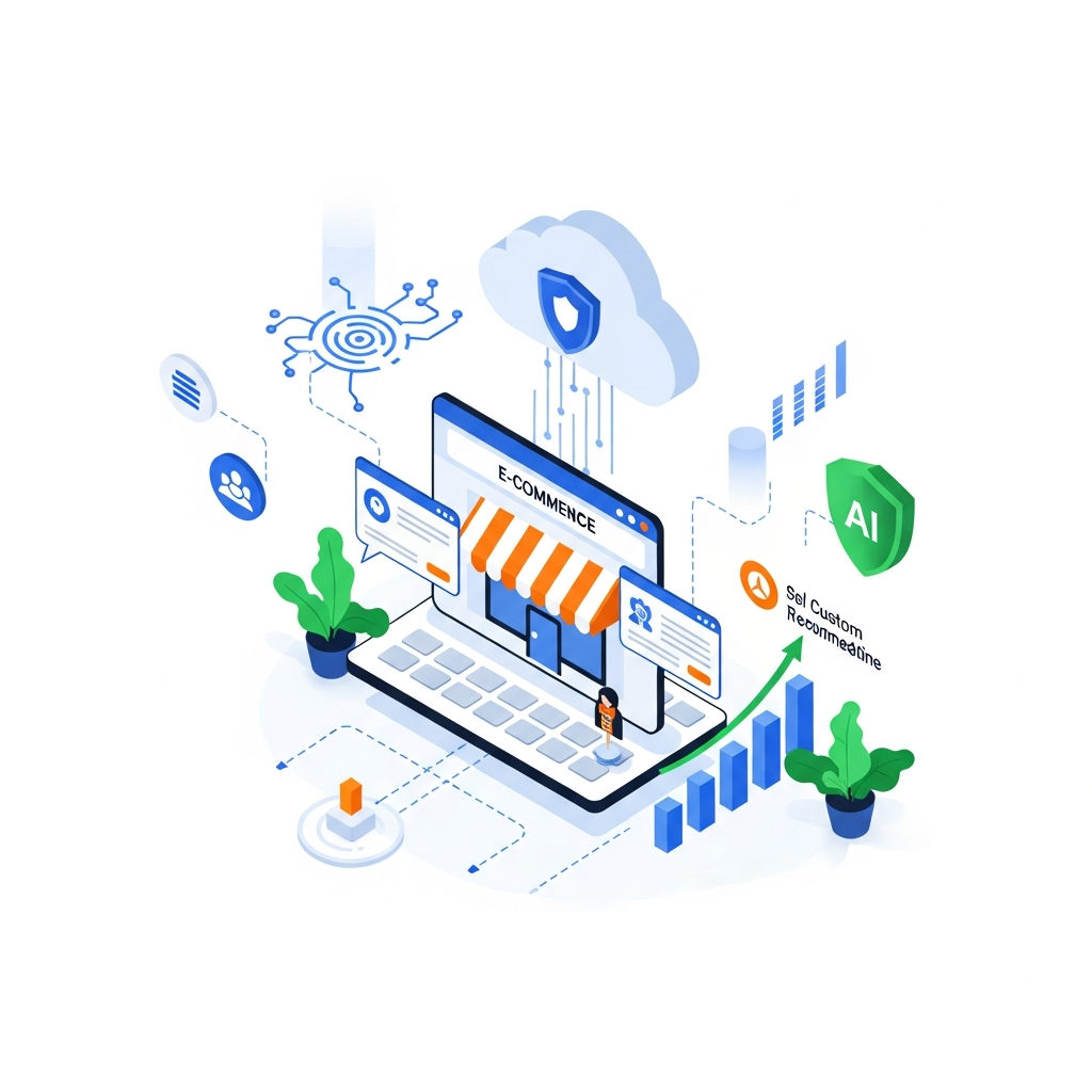 Ilustracija za članak: Razvoj e-commerce platforme s custom funkcionalnostima - studije-slucaja | AIS Tech Blog